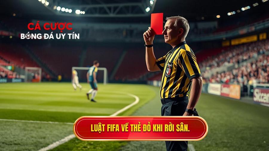 Luật FIFA quy định thế nào về việc cầu thủ rời sân nhưng vẫn nhận thẻ đỏ?