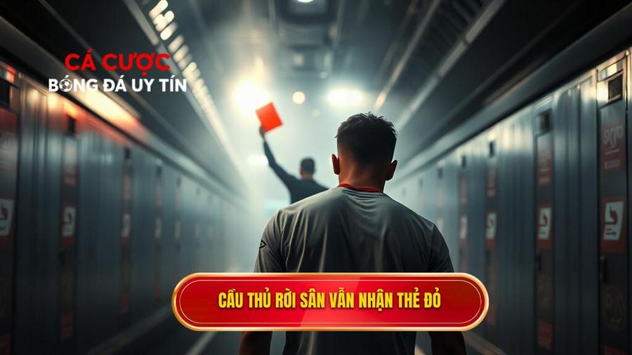 Các kịch bản khiến cầu thủ rời sân nhưng vẫn nhận thẻ đỏ