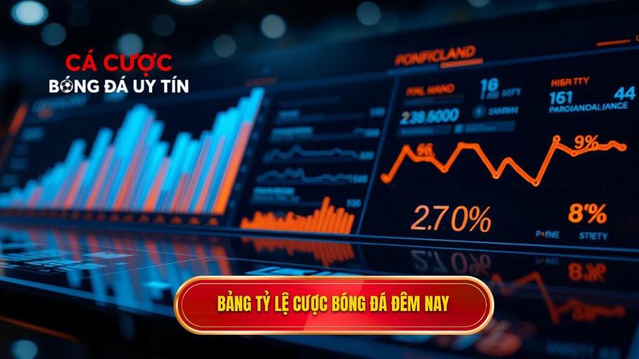 Bảng so sánh tỷ lệ cược điển hình đêm nay