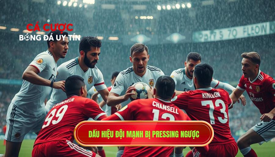 Dấu hiệu đội mạnh bị pressing ngược